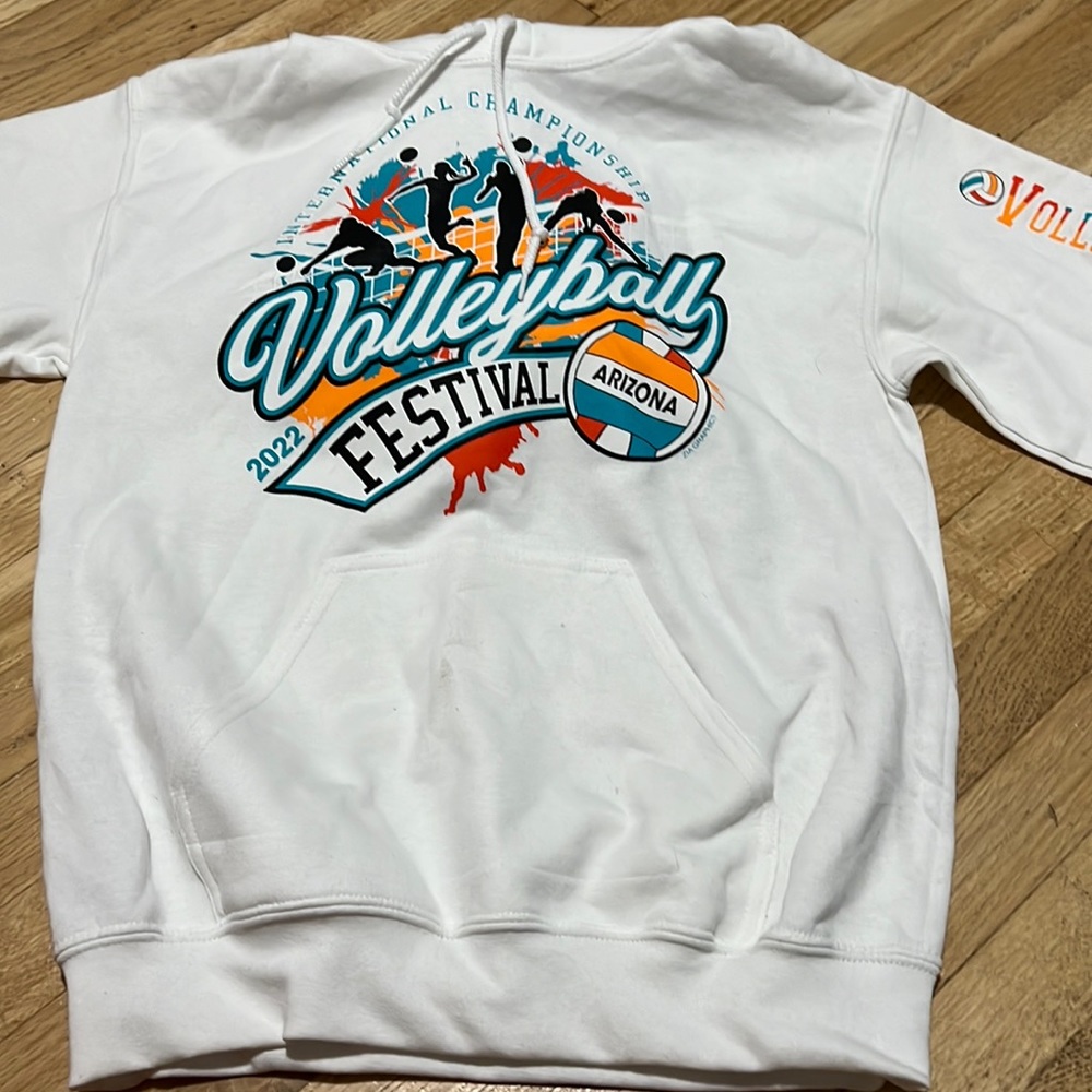 phoenix volleyball festival white hoodie